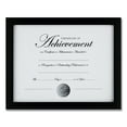 thumbnail image 2 of (2 pack) DAX Wood Gallery Document Frame with Two-Way Easel, 8.5 x 11, Black, 2 of 4
