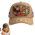 thumbnail image 5 of TOWED22 250th Anniversary USA Hat Adjustable 250 Year American Anniversary Hat 1776-2026 Embroidery Patriotic Baseball Cap B, 5 of 8