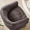 thumbnail image 5 of Verity Chenille Dining Armchair in Chocolate Brown, 5 of 10