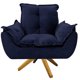 thumbnail image 1 of Sillón Odette base giratoria - Azul marino WEIK Odette, 1 of 5