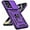 Purple w/ Slide Camera 2nd gen. Military Grade, variant on for Motorola Edge 2024 Case with Slide Camera Cover HD Screen Protector [Military Grade Drop Tested] Magnetic Ring Holder Kickstand Protective Phone Case for Motorola Moto Edge 2024, Black