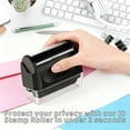 thumbnail image 2 of Privacy Protection Security Roller Stamp, Identity Theft Protection Roller Stamp, Anti Theft, Security Stamps Blocking Out Privacy Information, Guard Your Address and ID (Yellow), 2 of 7