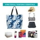 thumbnail image 5 of Balery Flower Bolsa Tote Estilo Estético con Cremalleras, Bolsa de Hombro, Bolsa de Compras Grande y Plegable, 5 of 7