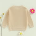 thumbnail image 6 of Big Sister Little Sister Matching Outfits Toddler Baby Girl Chunky Knit Sweater Winter Warm Sweatshirt Knitted Pullover Top Clothes, 6 of 8