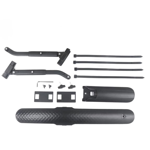 bicycle mudguard adjustable height widened design protection streamlined bike