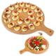 thumbnail image 1 of Deviled Egg Platter - Reversible Round Cutting & Serving Board for Charcuterie & Cheese - Perfect T, 1 of 3