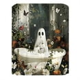 thumbnail image 2 of Halloween Shower Curtain Set Shower Curtain Pumpkin Shower Curtain Set With Non Slip Rugs Toilet Lid Cover And Bath Mat, 2 of 9