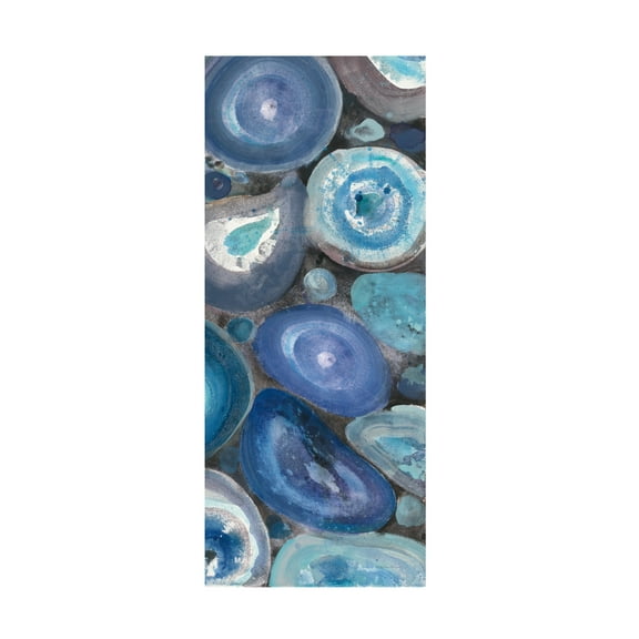 Trademark Fine Art 'Stone Circles Panel I' Canvas Art by Albena Hristova