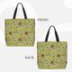thumbnail image 2 of Easygdp Sage Green With Sunflowers Bolsa Tote para Mujer, Bolso de Hombro para Trabajo, Playa, Viajes, Compras y Supermercado, 2 of 7