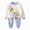 H154-Blue, variant on TOWED22 Kids Toddler Girls 2pcs Fall Winter Outfits Cute Long Sleeve Soft Top and Relaxed Joggers Pants Set Print Clothes Clothing(Watermelon Red,2-3 Y)