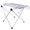 Silver 56.5x40.5x41cm, variant on S SERENABLE Portable Aluminum Folding Picnic Camping Desk Table 56.5x40.5x41cm 56.5x40.5x41cm