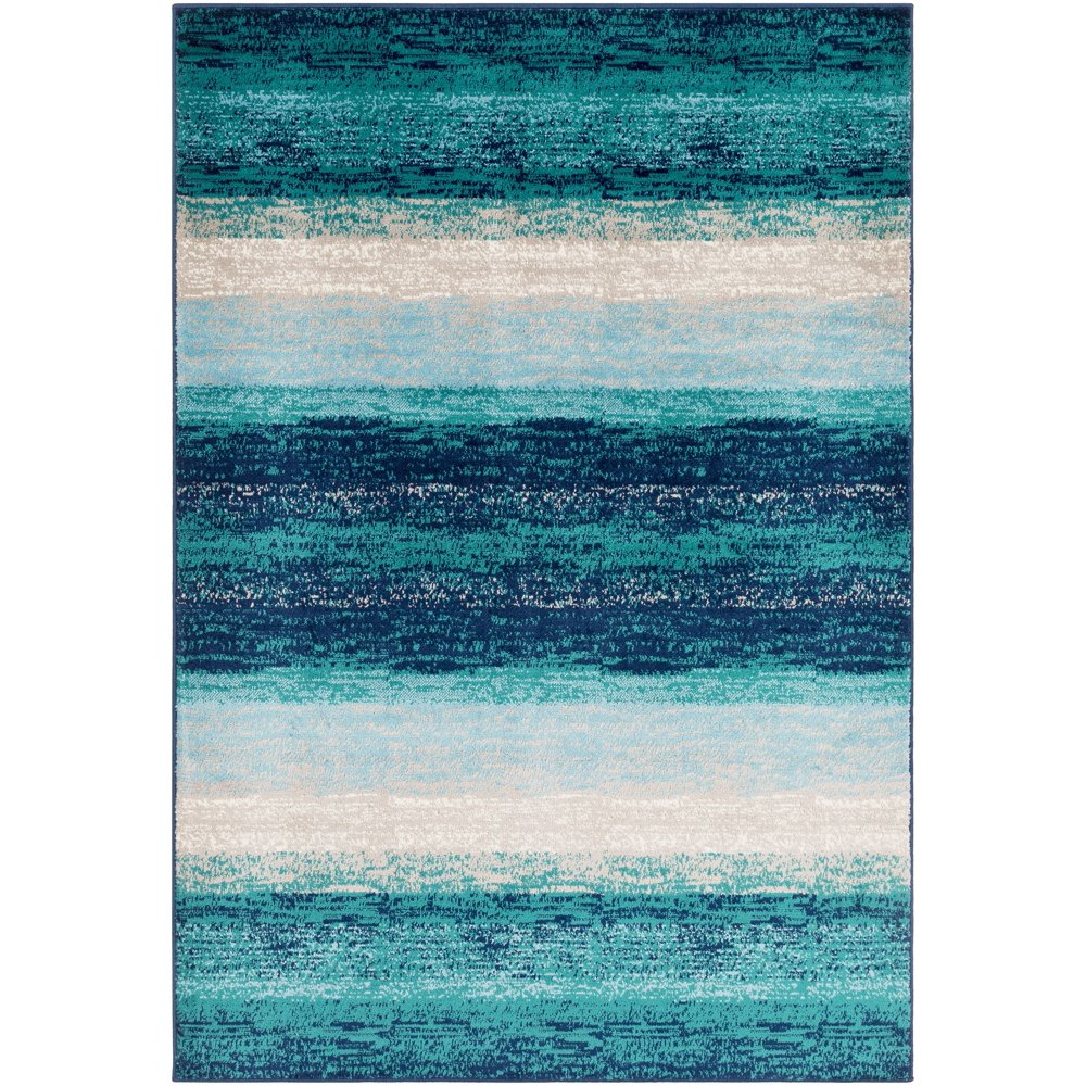 2' x 3' Teal Green and Aqua Blue Ombre Designed ShedFree Area Throw