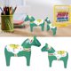 thumbnail image 4 of Animal Carving Ornaments, Animal Sculpture Traditional Graphic Decals Lovely Hand Painted Patterns For Housewarming Gifts For Bookcase Decoration ANGGREK No, 4 of 8