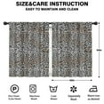 thumbnail image 2 of Blackout Kids Curtains,Black and Tan Leopard Print Childrens Insulated Curtains Set Of 2,Bedroom Essentials,Toddler Room Decor 42"x54", 2 of 5