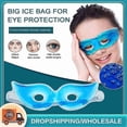 thumbnail image 2 of 1pc Reusable Gel Eye Mask For Cold Therapy Soothing Relaxing Beauty Gel Eye Mask, 2 of 5