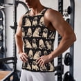 thumbnail image 5 of KLL French Bulldog Print Men's Muscle Gym Workout Stringer Tank Tops Bodybuilding Fitness T-Shirts Tank Tops Men-Medium, 5 of 7