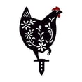 thumbnail image 2 of Chicken Yard Arts Outdoor Garden Backyard Lawn Stakes Metal Hen Yard Decor Gift, 2 of 2