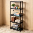 thumbnail image 2 of 5-Shelf 6' x 32" x 14" Adjustable Ventilated Medium Duty Shelving Unit Organizer System for Home, 2 of 5