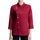 thumbnail image 1 of Chaqueta de chef unisex, uniforme de camarero, transpirable, para verano Rojo, 1 of 9
