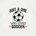 thumbnail image 4 of Inktastic Just a Girl Who Loves Soccer Girls Baby T-Shirt, 4 of 5