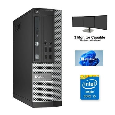 Restored Dell OptiPlex 7020 SSF Desktop Computer 16GB Ram 512GB SSD Windows 11 Pro Wi-Fi (Refurbished)