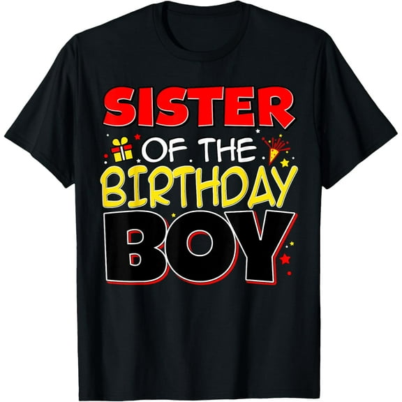 Playful Comfort Tee - Sister Of The Birthday Boy Family Party Birthday Outfit T-Shirt