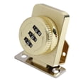 thumbnail image 4 of Glass Cabinet Lock Display Cabinet Password Locks Zinc Alloy Single Double Door Lock Anti-Theft Security Sliding Latch Lock, 4 of 8