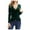 Green, variant on Vedolay Womens Fall Tops Button-Down Ruffle Sweatshirt V-Neck Long Sleeve Blouse Black,S