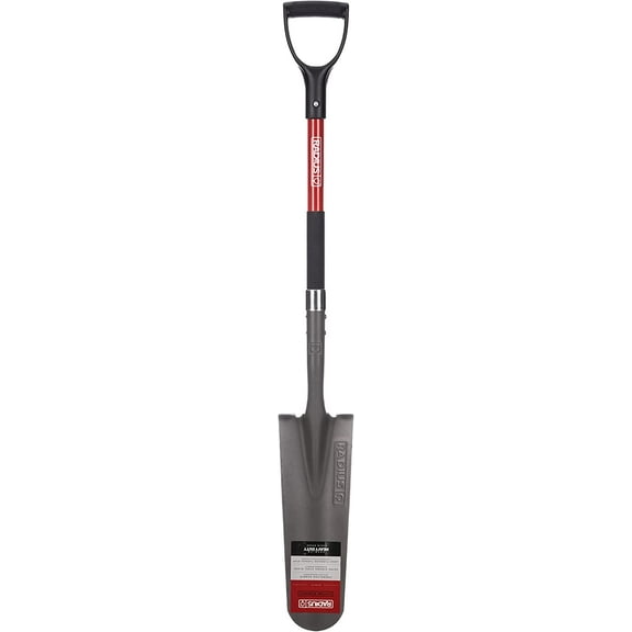 Radius Garden Drain Spade - D-Handle, Fiberglass