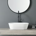 thumbnail image 2 of Bothwa Home Modern Bathroom Vessel Sink – Stylish Above-Counter White Porcelain Sink, Durable Ceramic, Easy Top-Mount Installation, 2 of 11