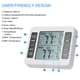 thumbnail image 4 of Termómetro digital inalámbrico para refrigerador, alarma sonora, termómetro para interiores y exteri Tomshoo Termómetro de congelador, 4 of 6