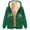 L1-Green335, variant on Womens Zip Up Sherpa Lined Hoodies Los Angeles Letter Print Long Sleeve Winter Warm Casual Hooded Jacket with Pocket