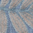 thumbnail image 6 of Nourison Aloha 2'8" x 4' Blue Rose Modern Rug, 6 of 9