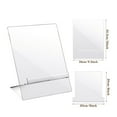 thumbnail image 3 of Zenghuiiii 2 Pcs Clear Acrylic Cookbook Stand For Kitchen Counter Adjustable Cookbook Holder Tablet Recipe Book Holder Display Rack For Kitchen Living Room Bedroom Fancy Christmas Ornament, 3 of 8
