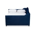 thumbnail image 2 of Baxton Studio Perry Contemporary Velvet Upholstered Full Daybed in Royal Blue, 2 of 7