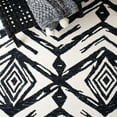 thumbnail image 5 of SAFAVIEH Metro Syeda Diamond Runner Rug, Black/Ivory, 2'3" x 9', 5 of 7