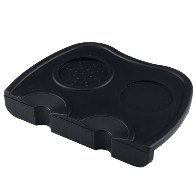 Alfombrilla de silicona para espresso, compacta, resistente, antideslizante, fácil de limpiar, protege la encimera, sin olores, segura para la salud, compatible con portafiltros para uso doméstico