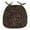 Coffee, variant on Cushion for U Shaped Dining Chairs Kitchen Chair Pads with Ties Non Protective Colorful 1pc for Dining Room Comfort and Support