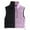 Purple 1, variant on YANHAIGONG Cropped Vest for Women Puffer Lightweight Sleeveless Warm Outerwear Puffer Vest Padded Gilet Contrast Color High Neck Vest Christmas Costumes