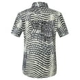 thumbnail image 2 of SSLR Mens Hawaiian Shirt Casual Button Down Shirts Short Sleeve Summer Beach Shirts, 2 of 7