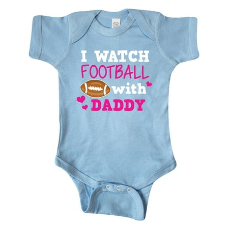 

Inktastic I Watch Football with My Daddy Gift Baby Boy or Baby Girl Bodysuit