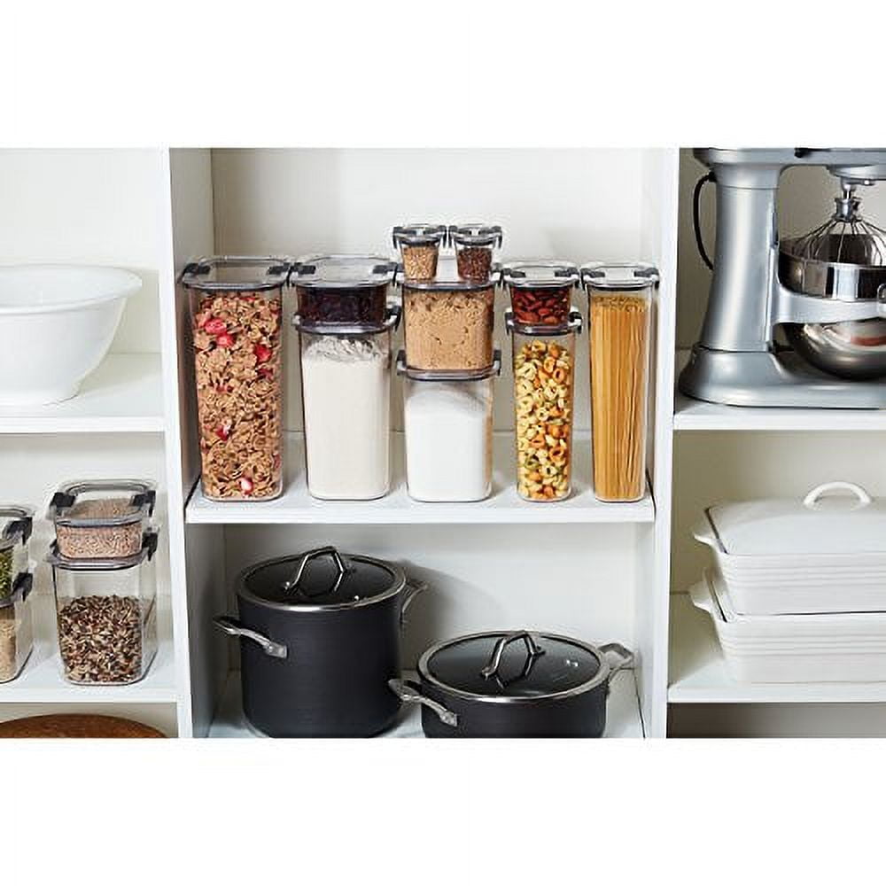 Rubbermaid Brilliance Pantry Storage Container, 16 Cup, Dishwasher Safe -  Walmart.com
