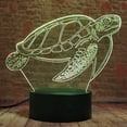 thumbnail image 2 of YSITIAN Ocean Sea Turtle Lamp Nursery Night Light Funny 7 Colors Change USB Powered with Smart Controller Child Kids Bedroom Decor Boys Girls Baby Xmas Toys Gifts YT-7673, 2 of 5