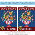thumbnail image 5 of Toland Home Garden American Welcome Patriotic Summer Flag Double Sided 28x40 Inch, 5 of 5
