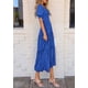 thumbnail image 4 of Vestido PRETTYGARDEN Midi de Verano 2025 Azul Real Talla Grande, 4 of 6
