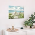 thumbnail image 5 of Coastal Canvas Wall Art Painting: Beach Picture Textured Ocean Seaside Chair Scene Print Abstract Hand Painted Seascape Artwork Decor for Bedroom Living Room, 5 of 5