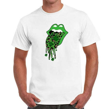 

REORIAFEE Men s Summer Tops St. Patrick s Day Pullover Shamrock Blouses Lightweight T-shirts Hawaiian T-Shirt Short Sleeve Crew Neck Hawaiian Tee Bra Cami Tank Bra White L