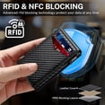 thumbnail image 4 of Airtag Wallet for Men, Mens Smart Wallet for Air Tag RFID Blocking, Slim Compact Wallet with ID Window, Minimalist Bifold Pop Up Credit Card Case Holder 10  Cards,Christmas Gift for Men, No AirTag, 4 of 7