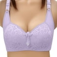 thumbnail image 2 of Teyfeniy Wireless Bras for Women Adjustable Strap Full Coverage Comfy Bralettes with Pad and Dec Lift and Support No Underwire V Neck Bras, 2 of 9