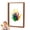 Brown, variant on Handprint Family Kit,Handprint Keepsake Kit | Handprint Keepsake Waiting Frame - Transparent Leaves Kit, Elegant Wooden Frame, Transparent Kit Artesan